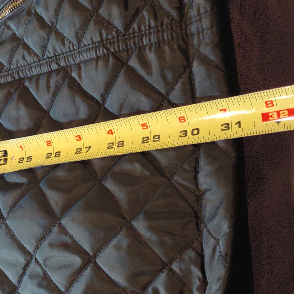 NEW Calvin Klein Women's Hooded Chevron Quilted Packable Down Jacket 3X - Picture 8 of 9